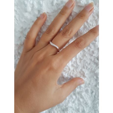 Fede Nuziale Garance - Anello Donna in Platino & Diamanti