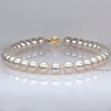 Collana Gloria - Grosse Perle d'Acqua Dolce Bianche - 10.5/11.5mm, AAA