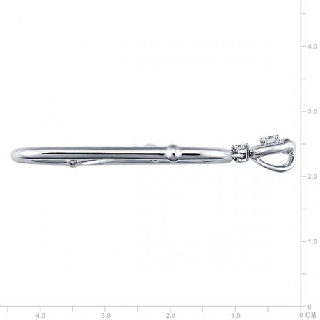 Ciondolo - Oro bianco 4.50gr - Diamanti 0.220ct