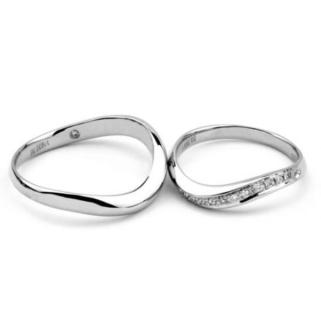 Fedi Nuziali Garance & Ginger - Anelli Platino & Diamanti