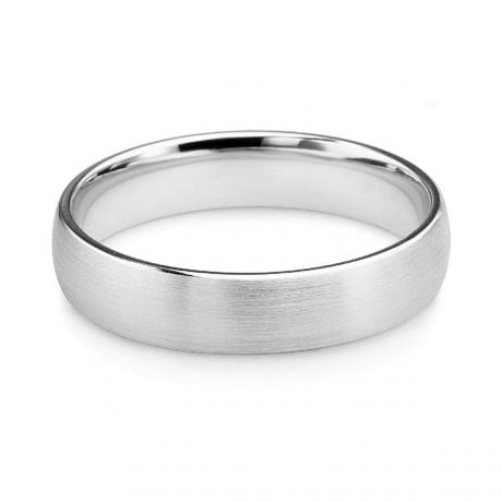 Fede nuziale diamante Platino Uomo
