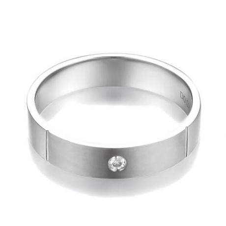Fede nuziale Matrimonio Uomo Platino