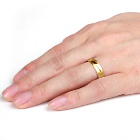 Fede Uomo - Oro giallo 4.3gr - Alixan