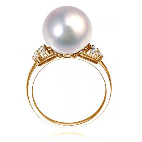 Anello Alexandrie - Oro Giallo, Perla d'Acqua Dolce