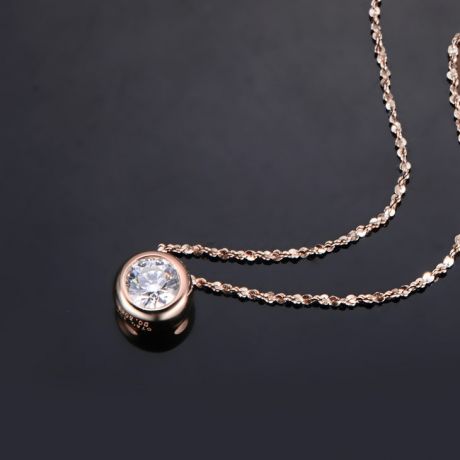Ciondolo Baker - Oro Rosa & Diamante
