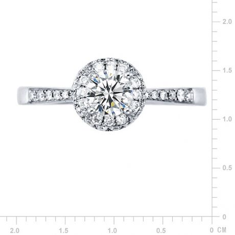 Anello di Fidanzamento Composto Ancolie - Platino & Diamanti | Gemperles