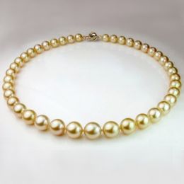 Collana Elisabeth II - Perle dei Mari del Sud Dorate