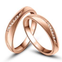 Fedi Nuziali Marilyn & Dean - Oro Rosa e Diamanti