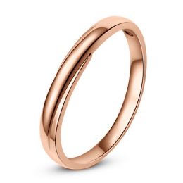 Fede Nuziale per Uomo Gareth - Fedina Oro Rosa & Diamante
