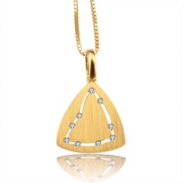 Ciondolo astrologico - Costellazione del capricorno - Oro gi