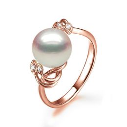 Anello Calisto - Oro Rosa 18kt e Perla d'Acqua Dolce