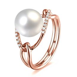 Anello À l'Unisson - Oro Rosa, Perla d'Acqua Dolce
