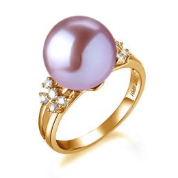 Anello Alexandrie - Oro Giallo, Perla d'Acqua Dolce