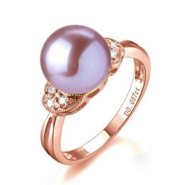 Anello Heureux Stratagème - Oro Rosa 18kt e Perla d'Acqua Do
