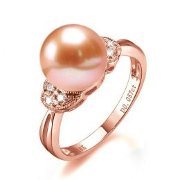Anello Heureux Stratagème - Oro Rosa 18kt e Perla d'Acqua Do