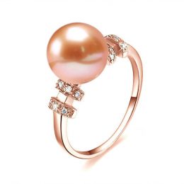 Anello Rigoletto - Oro Rosa 18kt e Perla d'Acqua Dolce