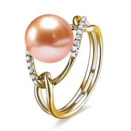 Anello À l'Unisson - Oro Giallo, Perla d'Acqua Dolce