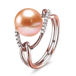 Anello À l'Unisson - Oro Rosa, Perla d'Acqua Dolce