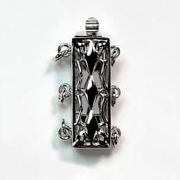Aurélia, or blanc 14cts 12x19mm