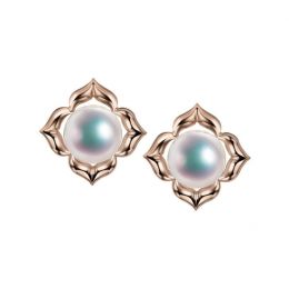 Orecchini Étoiles Filantes -  Perle Akoya Bianche Giappone &