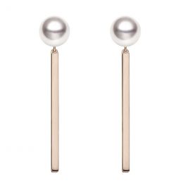 Orecchini Pendenti Rêverie - Oro Rosa & Perle Akoya