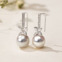 Orecchini Pendenti  Symphonie Nuptiale - Perle Akoya Bianche