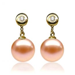 Orecchini Albrizzi Oro Giallo 18kt, Perla di Acqua Dolce Ros