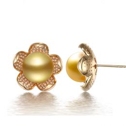 Orecchini Frangipanier - Perle dei Mari del Sud e Oro Giallo