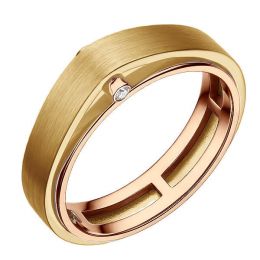 Anello da Uomo Montserrat - Oro giallo e rosa e Diamante