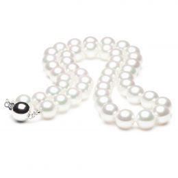 Collana Chizuka - Perle Akoya Bianche Giappone - 7.5/8mm, AA