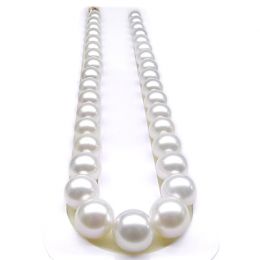 Collana perle d'Australia bianche - 11/13mm - AAA oro giallo