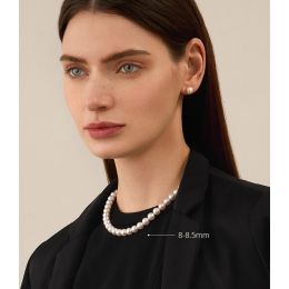 Collana Nara - Perle Bianche Akoya - 8/8.5mm, GEMMA / HANADA
