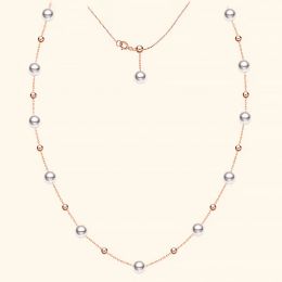 Collana Solstizio oro rosa
