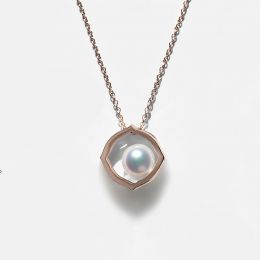 Ciondolo Coco - Oro Rosa 18kt e Perla Akoya
