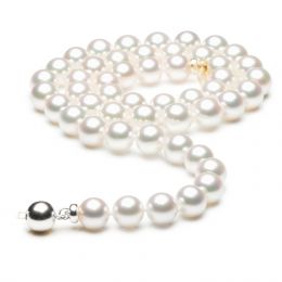 Collana Di Perle Ema - Akoya Giappone Bianche - 7/7.5mm, GEM