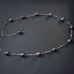 Collana Solstizio IV oro bianco