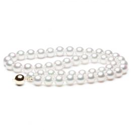 Collana Osaka - Perle Bianche Akoya - 7.5/8mm, GEMMA / HANAD