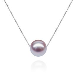 Girocollo Douceur perlée Oro Bianco 18kt, Perla di Acqua Dol