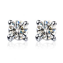 Orecchini Fedor - Punto Luce da Donna in Platino con Diamante