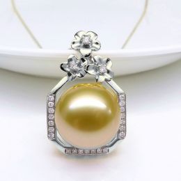 Ciondolo parfum précieux -  Oro bianco & diamanti - Perle do