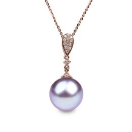 Ciondolo Andromède Oro Rosa 18kt, Perla di Acqua Dolce Lavan