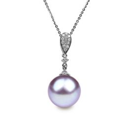 Ciondolo Andromède Oro Bianco 18kt, Perla di Acqua Dolce Lav