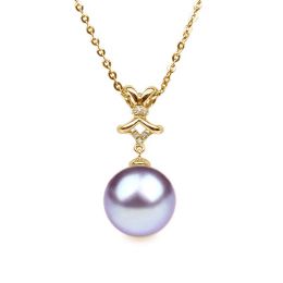 Ciondolo Ganse classique Oro Giallo 18kt, Perla di Acqua Dol