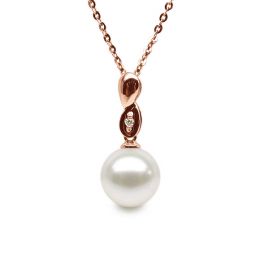 Ciondolo Engrenage - Oro Rosa 18kt e Perla d'Acqua Dolce