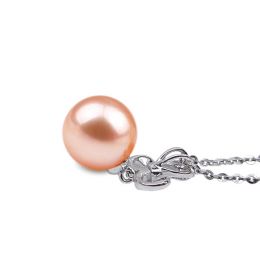 Ciondolo Armoiries noblesse Oro Bianco 18kt, Perla di Acqua 