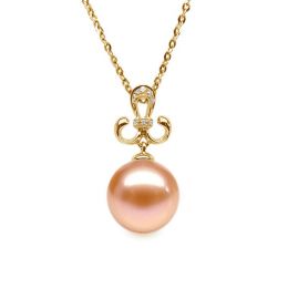 Ciondolo Armoiries noblesse Oro Giallo 18kt, Perla di Acqua 