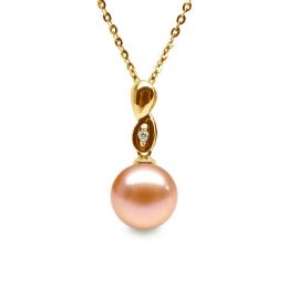 Ciondolo Engrenage Oro Giallo 18kt, Perla di Acqua Dolce Ros