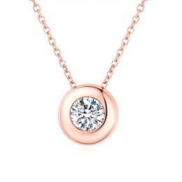Ciondolo Punto Luce Kili - Oro Rosa 18ct & Diamante