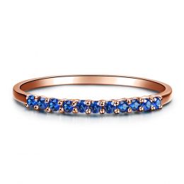 Anello Little Star - Oro Rosa, Riviera a Mezzo Giro di Zaffi