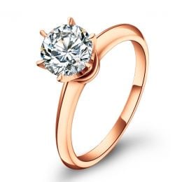 Anello di Fidanzamento Timeless - Diamante Solitario & Oro R